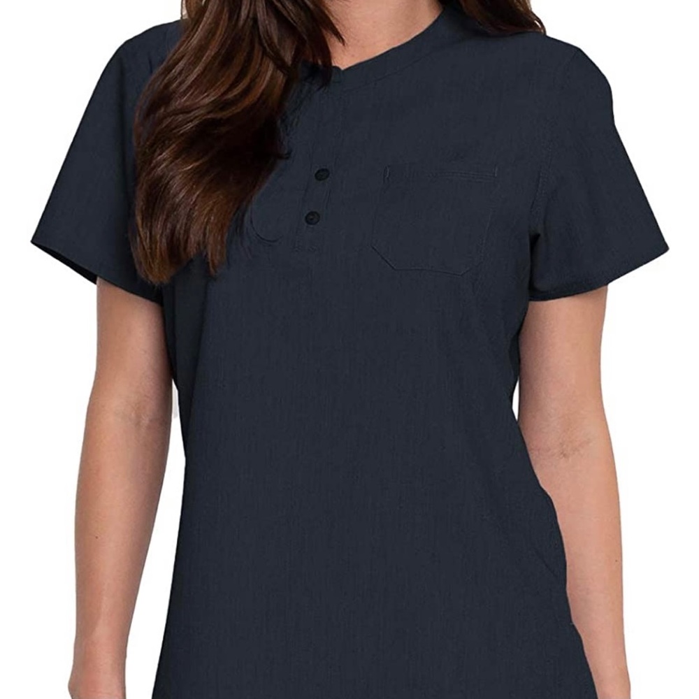 XL NWOT Med Couture Touch Henley scrub top.